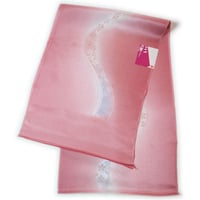 《栄彩苑》正絹帯揚げ 桜ライン