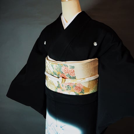 【お着物配送レンタルセット・送料保険込み】孔雀に花～留袖セット②～２Ｌ