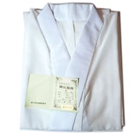 夏物　ポリエステル×麻　洗える長襦袢衿付き　平絽　Lサイズ