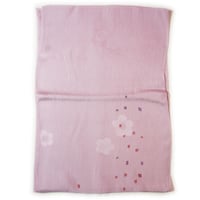 《栄彩苑》正絹帯揚げ　薄葡萄