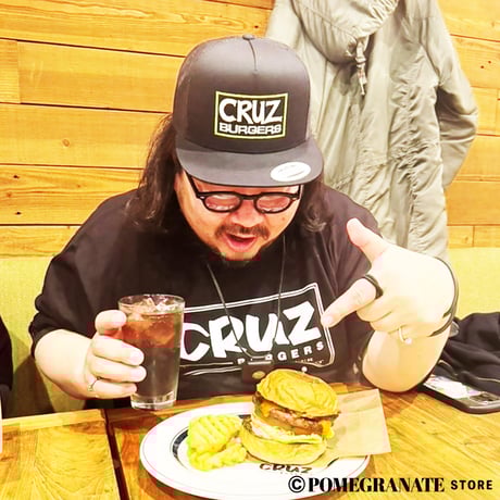 CRUZ BURGERS "My Heroes" Embroidery Mesh Trucker