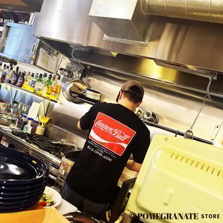 CANNONBALL DINER "40cc RED" Tee (Black)