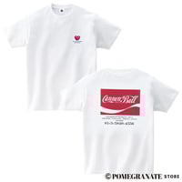 CANNONBALL DINER "40cc RED" Tee (White)