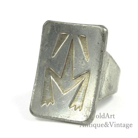 1960s北欧ヴィンテージリング13号＊ラピスラズリ＊シルバー925＊デンマーク 1960s北欧ヴィンテージリング13号＊ラピスラズリ＊シルバー925