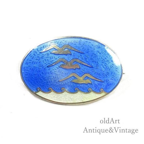 希少  #275 ブローチ シルバー 北欧　ヴィンテージ ヴィンテージ風セレクトブローチ シルバーベース | SY.antique