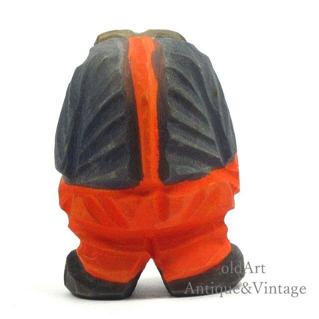 北欧ノルウェー製1960-70年代ヴィンテージ木製トロール妖精ウッド