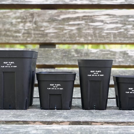 Heart plants plastics slitpot 105浅鉢　3個セット
