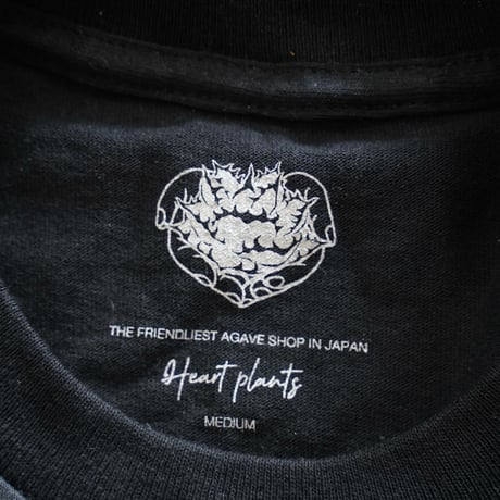 Heartplants original T-shirt  ブラック
