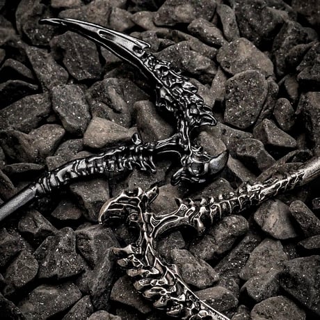 "Death scythe Soil stick"デスサイズソイルスティック　シルバー　Heartplants.刻印
