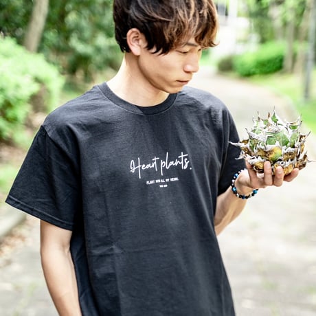 Heartplants original T-shirt  ブラック
