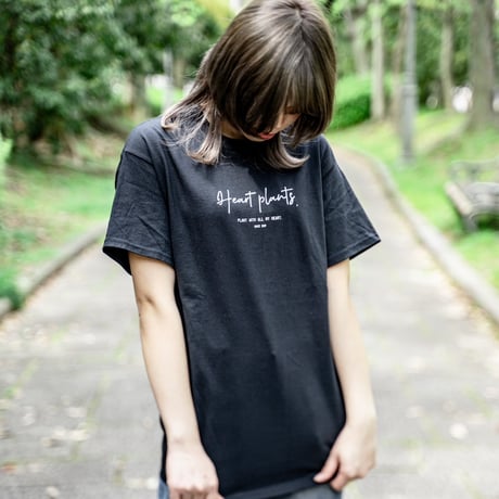 Heartplants original T-shirt  ブラック