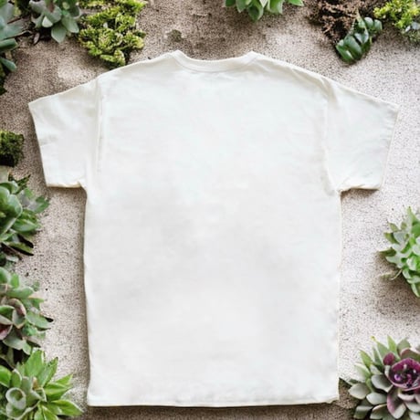 Heartplants original T-shirt  オフホワイト