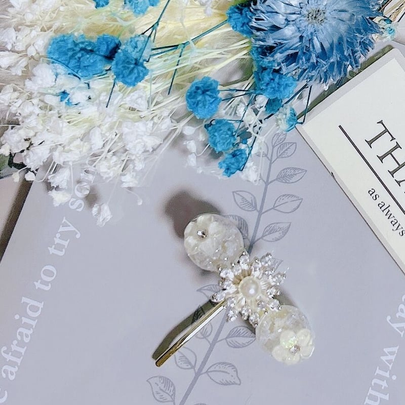 白雪花 】～ オールマイティーポニーフック ～ | Riyu handmade's STORE