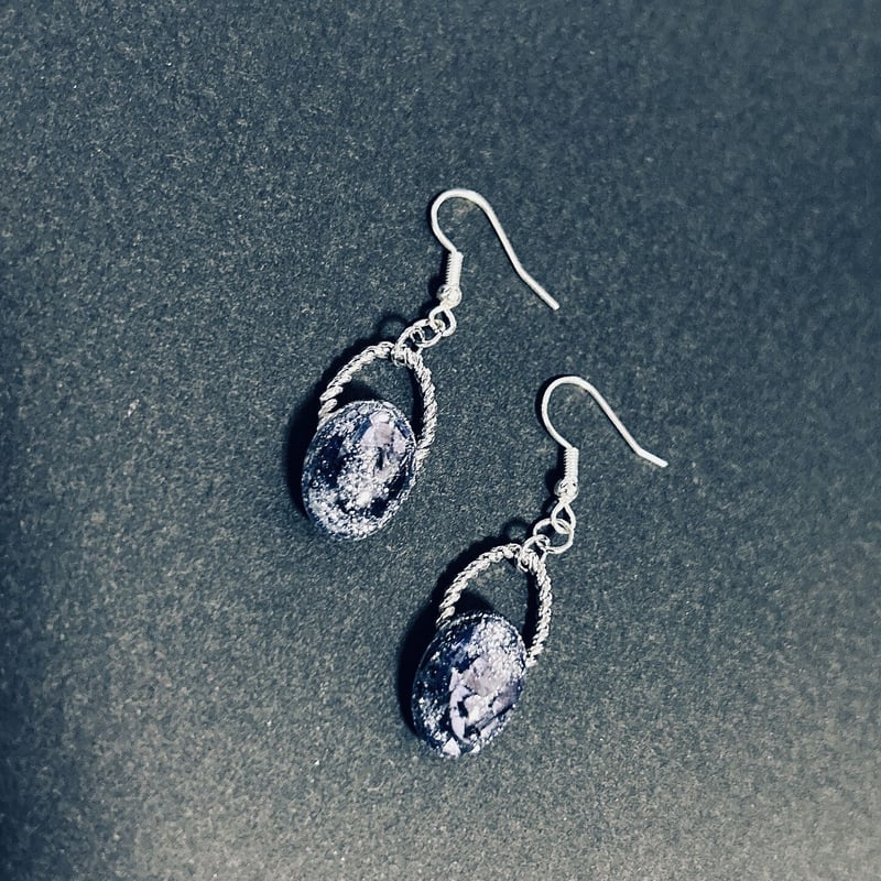 銀碧 】～ シルバーピアス・イヤリング ～ | Riyu handmade