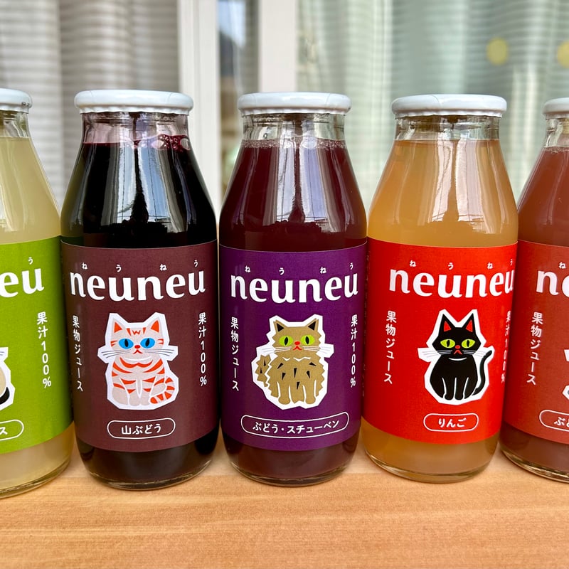 neuneu 果汁100%ジュースギフトAセット1箱(180ml✖️5本入) | TAKANO