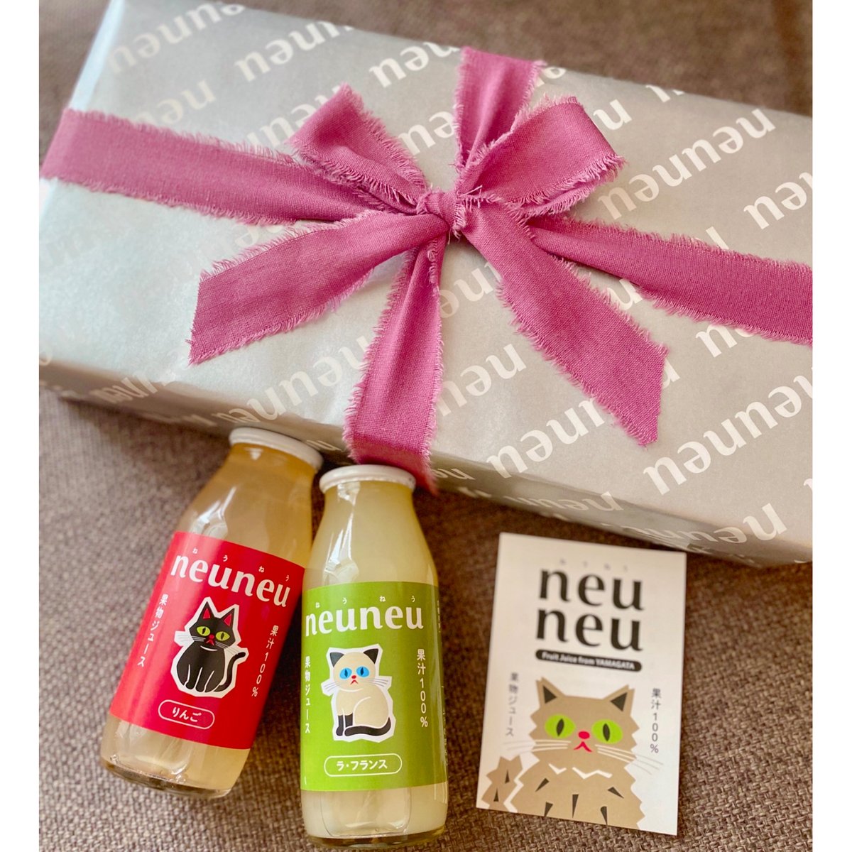 neuneu 果汁100%ジュースギフトAセット1箱(180ml✖️5本入) | TAKANO