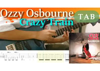 Ozzy Osbourne-Crazy Train TAB & Backing Track