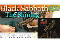 Black Sabbath-The Shining TAB & Backing Track