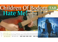 Children Of Bodom-Hate Me! TAB & Backing Track