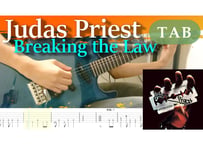 Judas Priest-Breaking the Law TAB & Backing Track