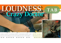Loudness - Crazy Doctor / TAB & Backing Track