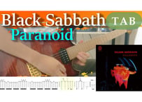 Black Sabbath-Paranoid  TAB & Backing Track