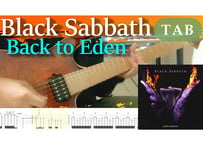 Black Sabbath-Back to Eden TAB & Backing Track