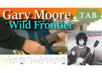 Gary Moore-Wild Frontier TAB & Backing Track