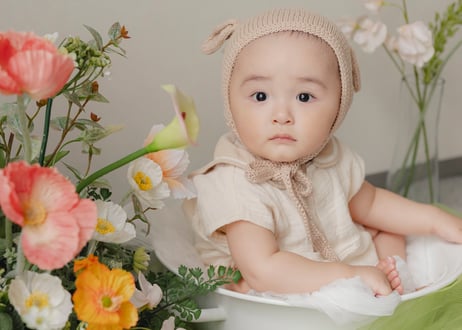 ～お花と果物とミルクバス風 撮影会 for Kids and baby～