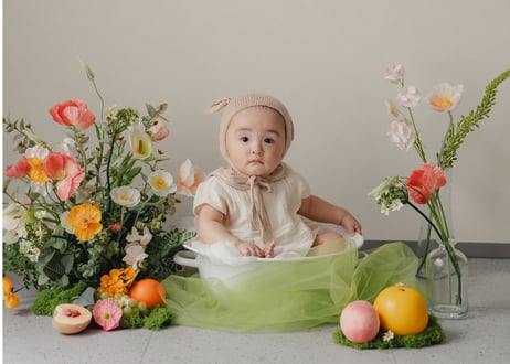 ～お花と果物とミルクバス風 撮影会 for Kids and baby～