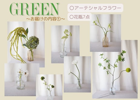 【グリーン系】　おうちスタジオレンタルセット
