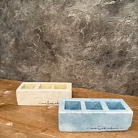 ノトル工房　モルタルパレット 3マス