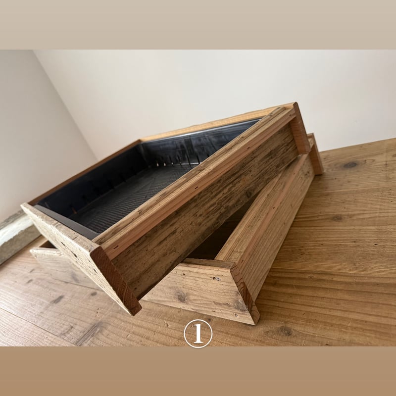 ノトル工房×WOODPRO オリジナル木箱 ＊古材 | notre atelier