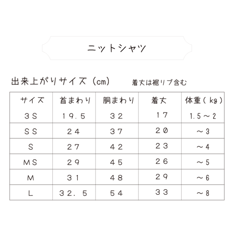 ニットシャツ型紙-T006