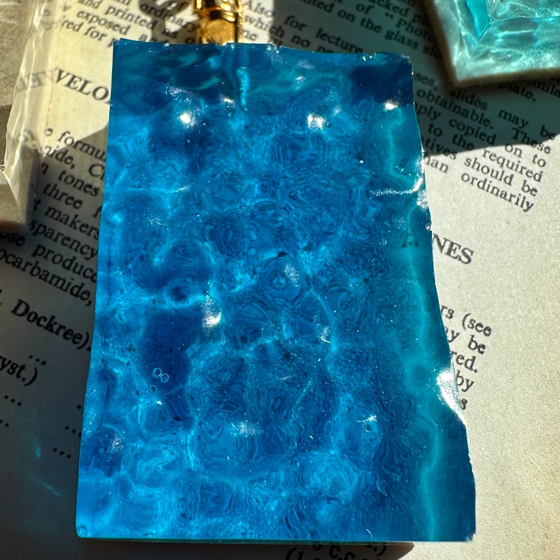 Square Ocean – 海のかけら【24cm×24cm】 海のかけらキーホルダー① ラニカイビーチ | uliuli aloha