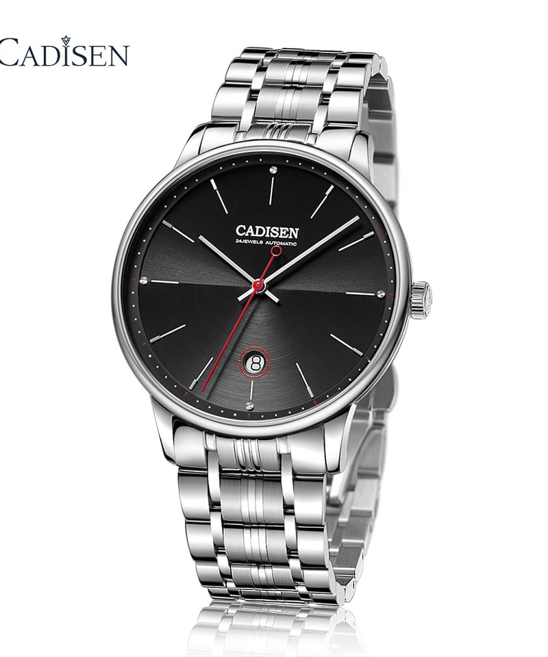 CADISEN メンズ 自動巻き腕時計 日本製ムーブメント カディセン C8166