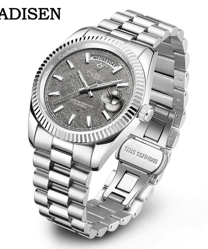 CADISEN メンズ 自動巻き腕時計 日本製ムーブメント カディセン C8215M