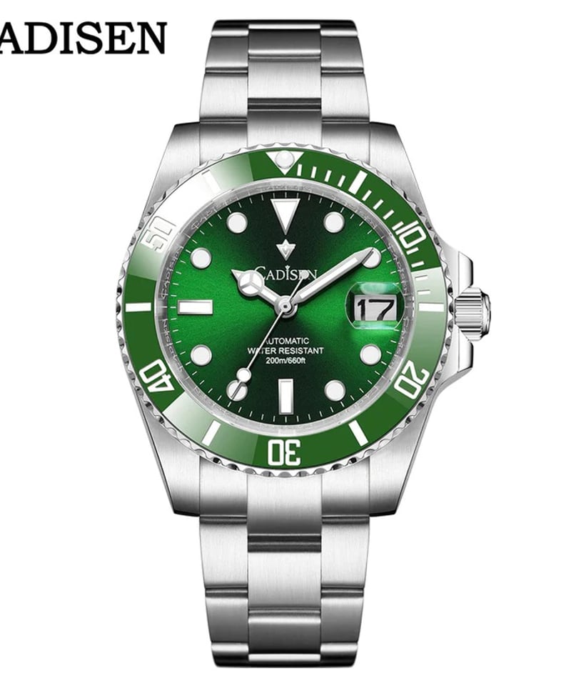 CADISEN メンズ 自動巻き腕時計 日本製ムーブメント カディセン C8216M