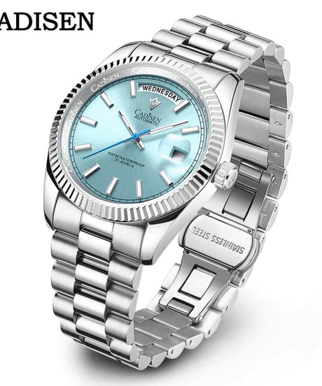 CADISEN 自動巻き時計 DAY DATE ブルー文字盤 10ATM 新品 商品一覧 | 【公式】CADISEN / カディセン