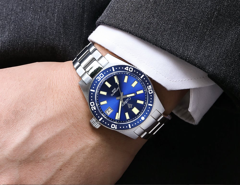 CADISEN メンズ 自動巻き腕時計 日本製ムーブメント カディセン C8207M