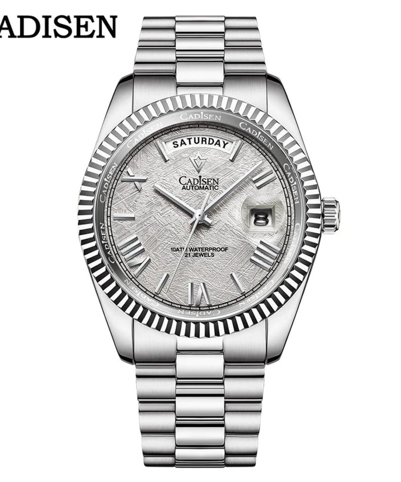 CADISEN メンズ 自動巻き腕時計 日本製ムーブメント カディセン C8185G