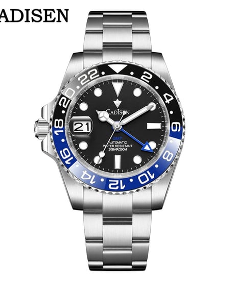 【CADISEN】 自動巻き時計 ネイビー☆新品未使用☆ CADISEN】 自動巻き時計 ネイビー☆新品未使用☆ 時計