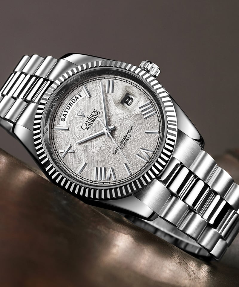 CADISEN メンズ 自動巻き腕時計 日本製ムーブメント カディセン C8185G