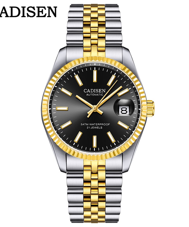 CADISEN メンズ 自動巻き腕時計 機械式ムーブメント カディセン C8053M  