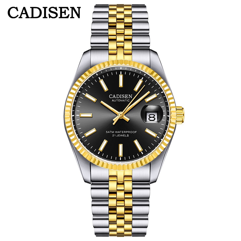 CADISEN メンズ 自動巻き腕時計 機械式ムーブメント カディセン C8053M 