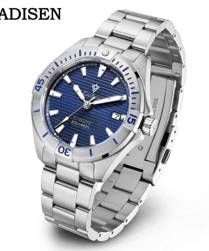 CADISEN メンズ 自動巻き腕時計 日本製ムーブメント カディセン C8218M