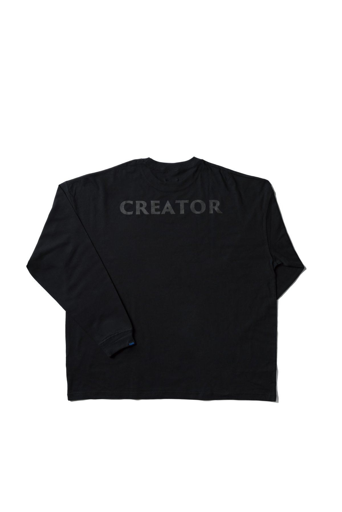 さらに100円引き◆WOOALONG◆Spin logo over fit long sleeve tape logo long Vo.1 | tape