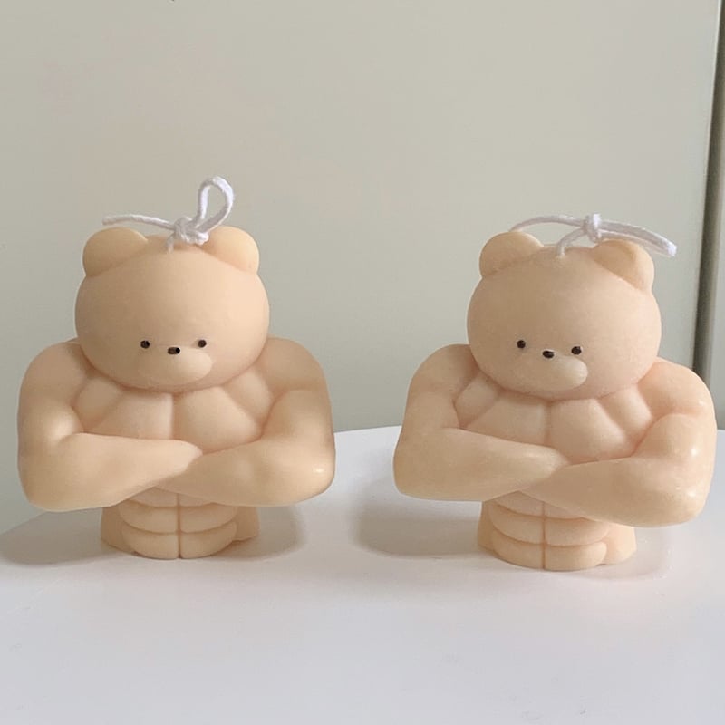 Leon　ハンドメイド クマさんキャンドル c95b85da6a9a146e77f772946654e2