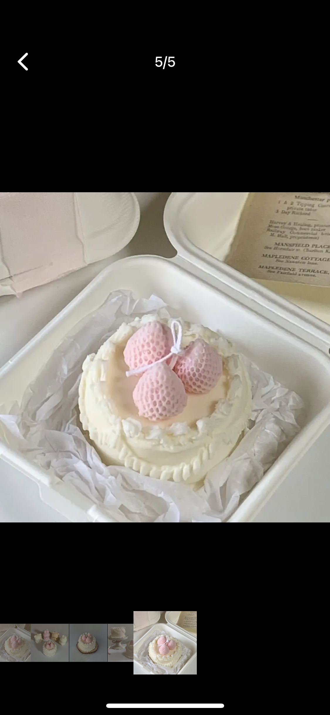 ケーキキャンドル | usyagi candle