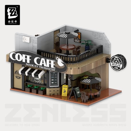 【ゼンゼロ公式店】六分街 ジオラマ 組み立てブロック キット 299元（船便発送）